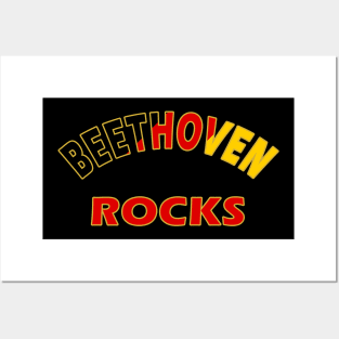 Beethoven Rocks Posters and Art